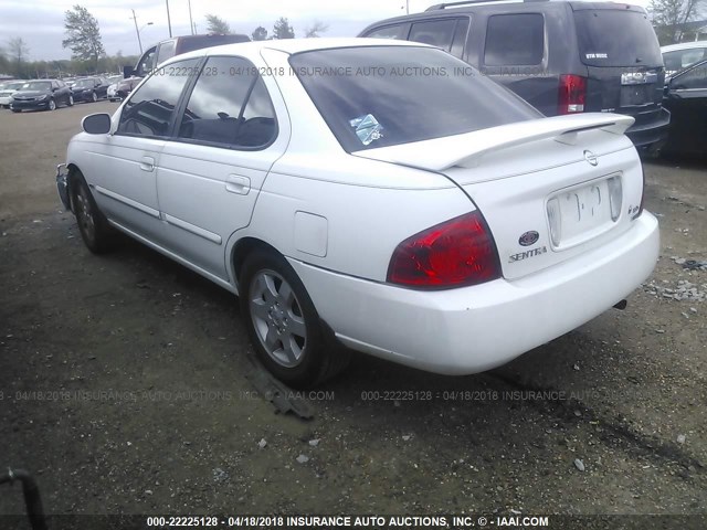 3N1CB51D76L509877 - 2006 NISSAN SENTRA 1.8/1.8S WHITE photo 3