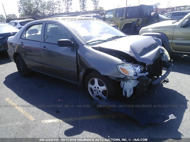 1NXBR32E87Z922393 - 2007 TOYOTA COROLLA CE/LE/S GRAY photo 1