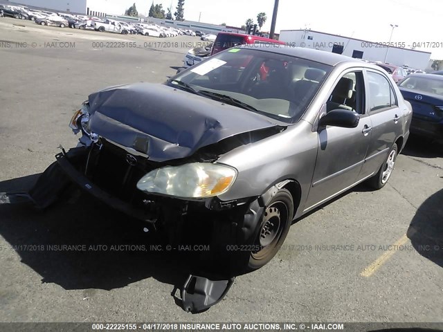 1NXBR32E87Z922393 - 2007 TOYOTA COROLLA CE/LE/S GRAY photo 2