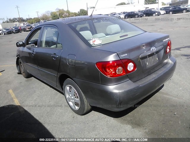 1NXBR32E87Z922393 - 2007 TOYOTA COROLLA CE/LE/S GRAY photo 3