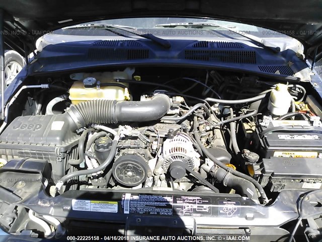 1J4GK48K55W500658 - 2005 JEEP LIBERTY SPORT 蓝色 照片 10