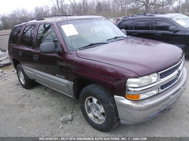 1GNEK13TXYJ135320 - 2000 CHEVROLET TAHOE K1500 MAROON photo 1