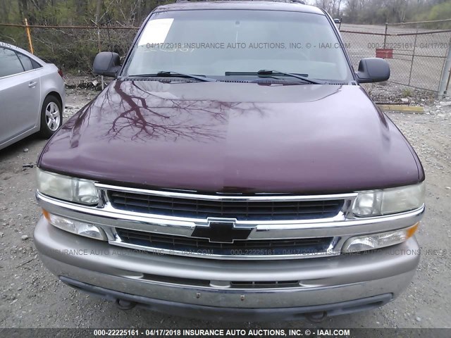 1GNEK13TXYJ135320 - 2000 CHEVROLET TAHOE K1500 MAROON photo 6