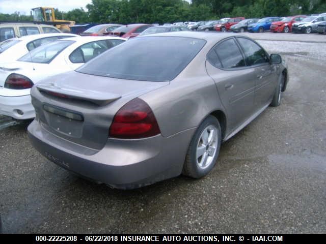 2G2WP552361162719 - 2006 PONTIAC GRAND PRIX TAN photo 4