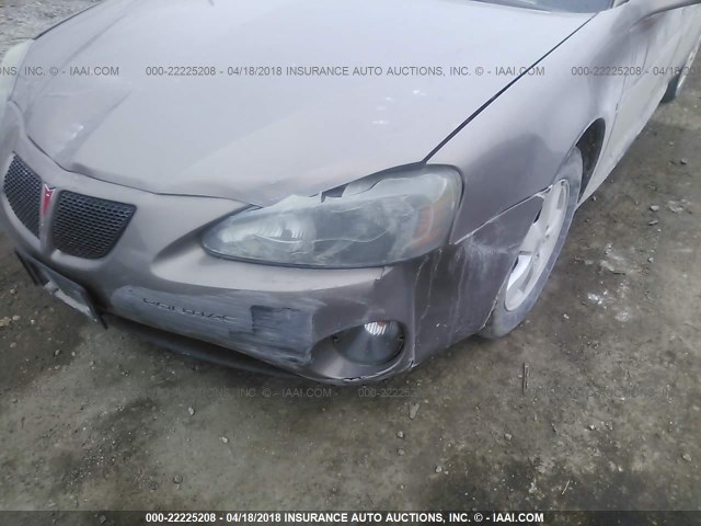 2G2WP552361162719 - 2006 PONTIAC GRAND PRIX TAN photo 6