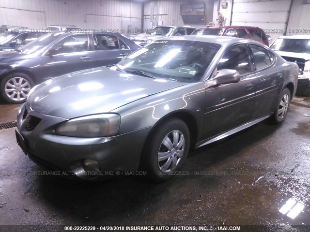 2G2WP522041323383 - 2004 PONTIAC GRAND PRIX GT GRAY photo 2