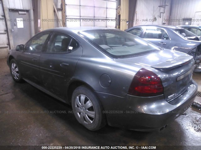 2G2WP522041323383 - 2004 PONTIAC GRAND PRIX GT GRAY photo 3