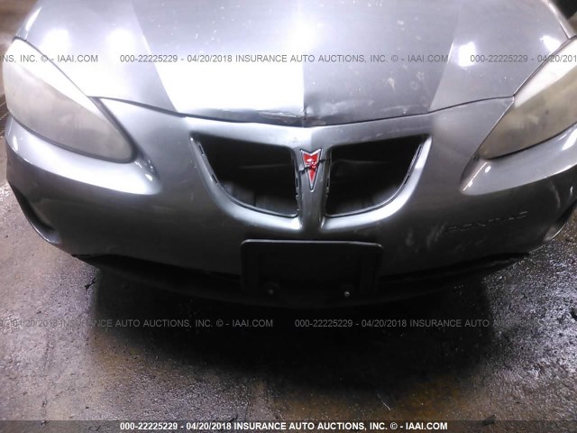 2G2WP522041323383 - 2004 PONTIAC GRAND PRIX GT GRAY photo 6