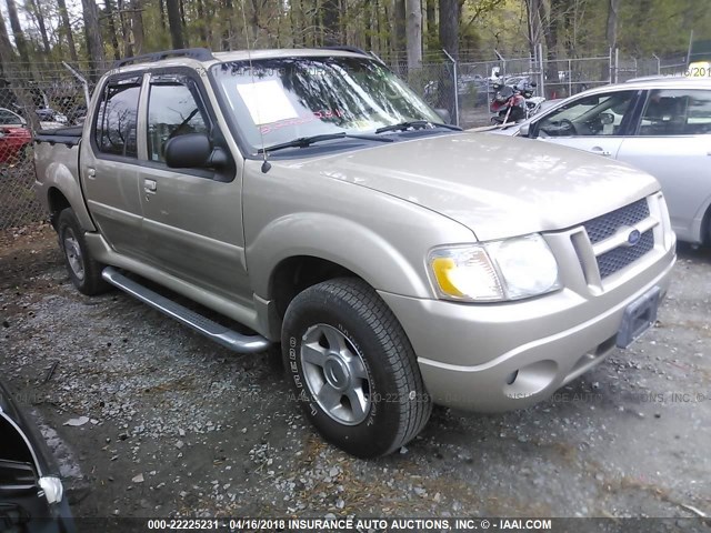 1FMZU67K05UB55651 - 2005 FORD EXPLORER SPORT TR  GOLD photo 1