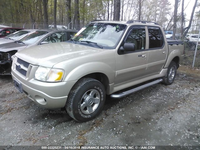 1FMZU67K05UB55651 - 2005 FORD EXPLORER SPORT TR  GOLD photo 2