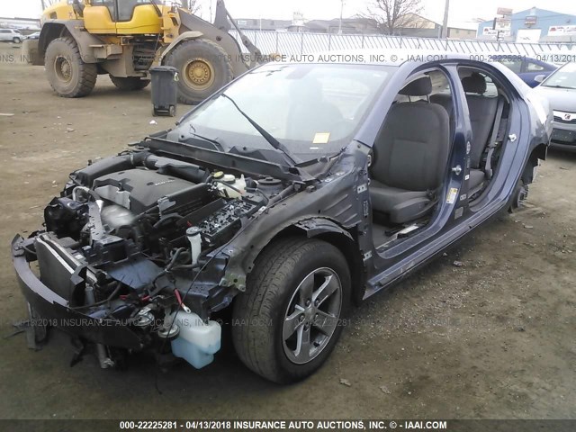 1G11B5SL0EF121384 - 2014 CHEVROLET MALIBU LS 蓝色 照片 2