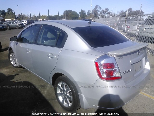 3N1AB61E47L634228 - 2007 NISSAN SENTRA 2.0/2.0S/2.0SL SILVER photo 3