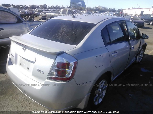 3N1AB61E47L634228 - 2007 NISSAN SENTRA 2.0/2.0S/2.0SL SILVER photo 4