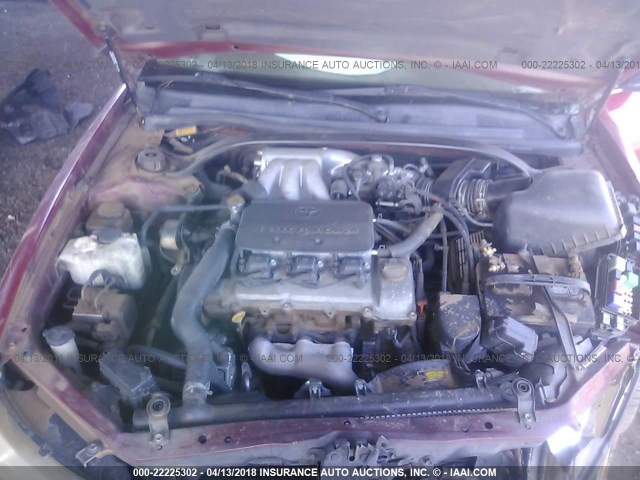 2T1CF28P8XC182748 - 1999 TOYOTA CAMRY SOLARA SE/SLE წითელი ფოტო 10