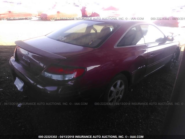 2T1CF28P8XC182748 - 1999 TOYOTA CAMRY SOLARA SE/SLE RED photo 4