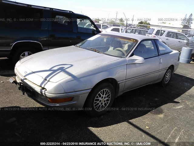 1ZVPT20C7N5216639 - 1992 FORD PROBE GL SILVER photo 2