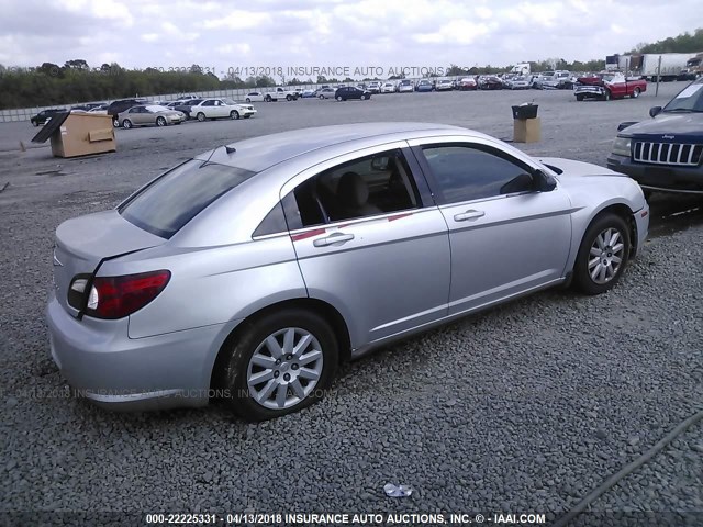 1C3LC46K87N609536 - 2007 CHRYSLER SEBRING SILVER photo 4