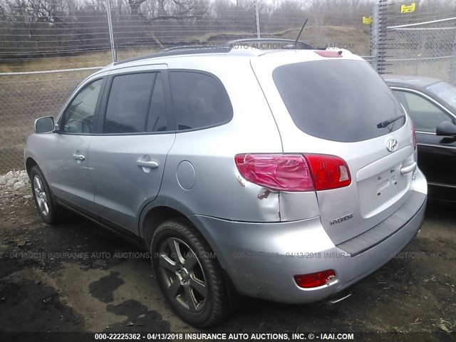 5NMSH73E97H077283 - 2007 HYUNDAI SANTA FE SE/LIMITED SILVER photo 3