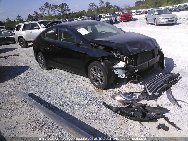 5NPD84LF3HH046583 - 2017 HYUNDAI ELANTRA SE/VALUE/LIMITED BLACK photo 1