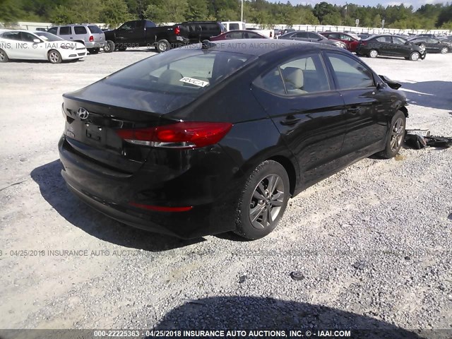 5NPD84LF3HH046583 - 2017 HYUNDAI ELANTRA SE/VALUE/LIMITED BLACK photo 4