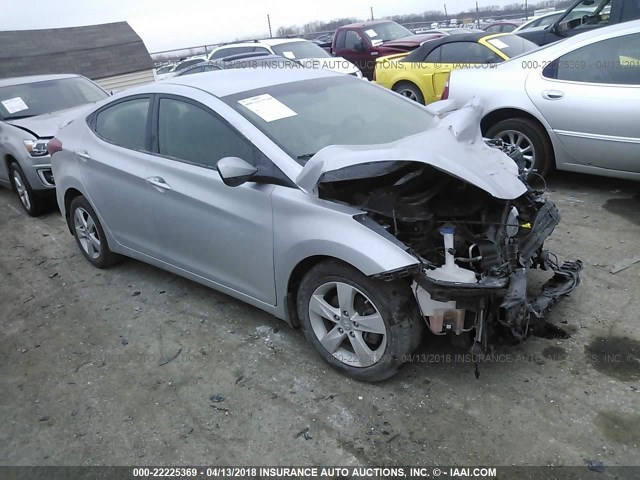 5NPDH4AE5DH432975 - 2013 HYUNDAI ELANTRA GLS/LIMITED SILVER photo 1