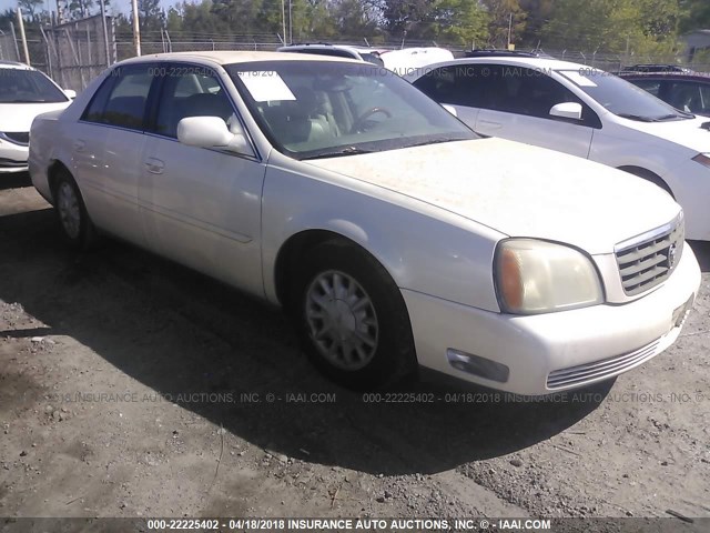 1G6KE57Y0YU280142 - 2000 CADILLAC DEVILLE DHS CREAM photo 1