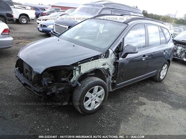 KNAFG525087172024 - 2008 KIA RONDO LX/EX Pewter photo 2