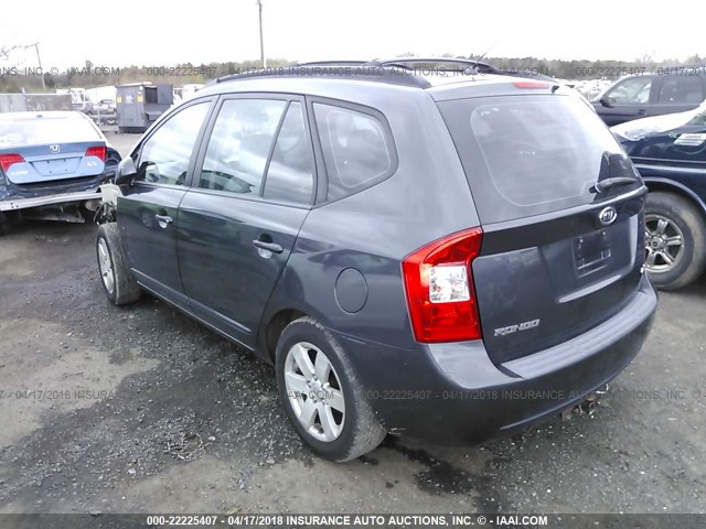 KNAFG525087172024 - 2008 KIA RONDO LX/EX Pewter photo 3