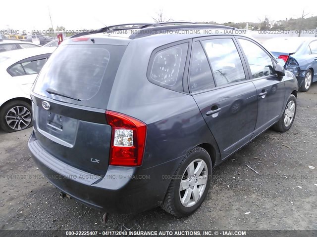 KNAFG525087172024 - 2008 KIA RONDO LX/EX Pewter photo 4