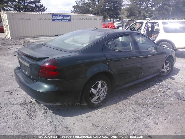 2G2WS522741362938 - 2004 PONTIAC GRAND PRIX GT2 GREEN photo 4