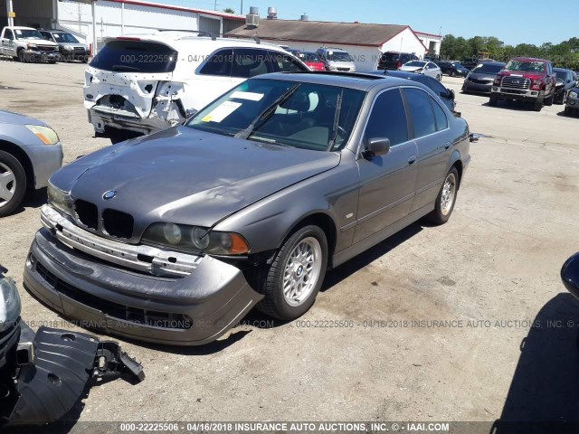 WBADT43472GY96366 - 2002 BMW 525 I AUTOMATIC GRAY photo 2