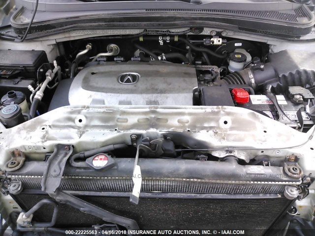 2HNYD2H42BH517187 - 2011 ACURA MDX TECHNOLOGY SILVER photo 10