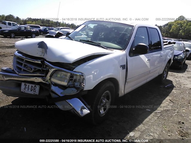 1FTRW07L83KB50940 - 2003 FORD F150 SUPERCREW WHITE photo 2