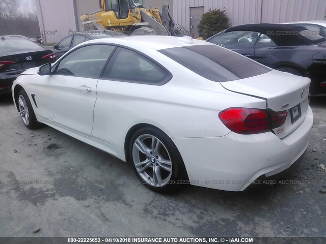 WBA3N9C57FK246371 - 2015 BMW 428 XI WHITE photo 3