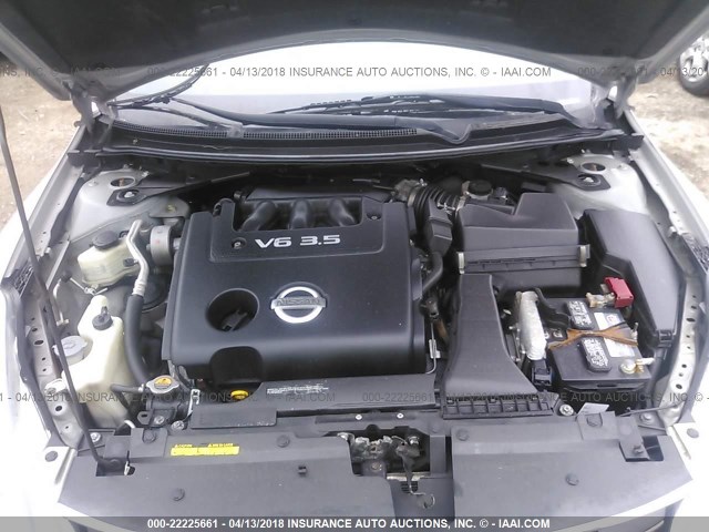 1N4BL2AP8AN493315 - 2010 NISSAN ALTIMA SR SILVER photo 10