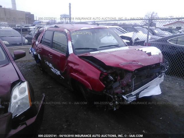 JTEBU5JR0G5366413 - 2016 TOYOTA 4RUNNER SR5 PREM/LTDL/TRAIL/TRD RED photo 6