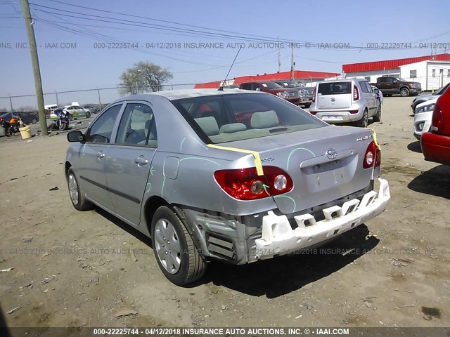 JTDBR32E460064057 - 2006 TOYOTA COROLLA CE/LE SILVER photo 3