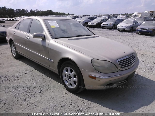 WDBNG75J22A284352 - 2002 MERCEDES-BENZ S 500 GOLD photo 1