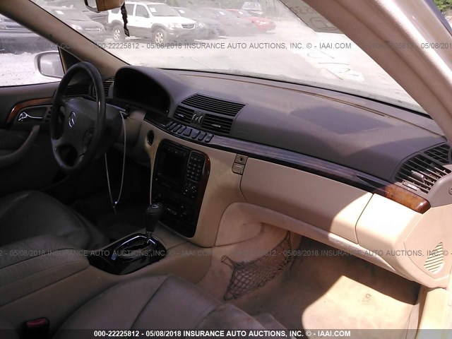 WDBNG75J22A284352 - 2002 MERCEDES-BENZ S 500 GOLD photo 5