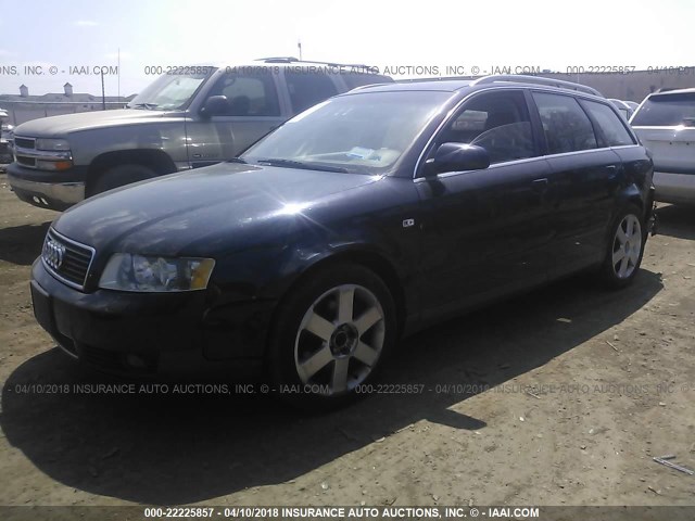 WAUVT68E43A353322 - 2003 AUDI A4 3.0 AVANT QUATTRO BLUE photo 2