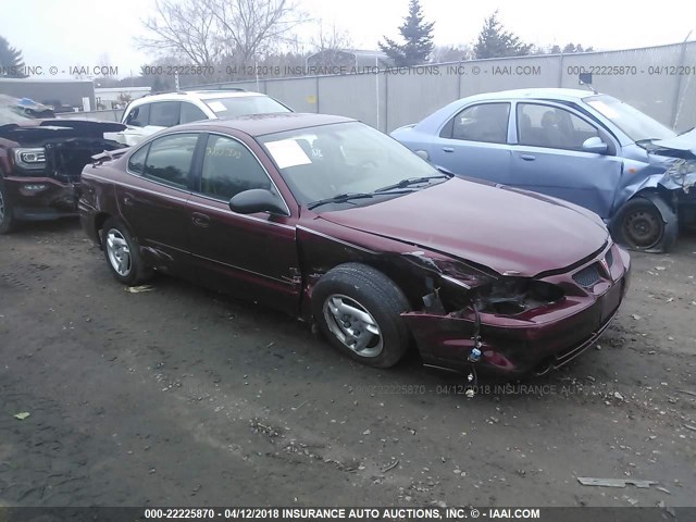 1G2NE52F73C105955 - 2003 PONTIAC GRAND AM SE MAROON photo 1