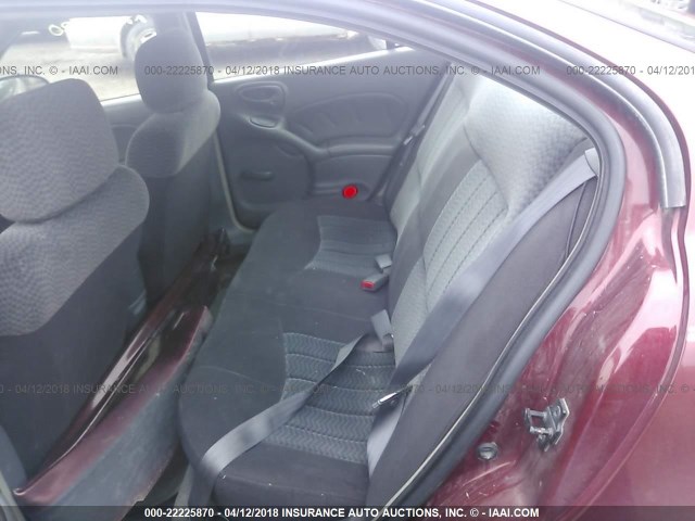 1G2NE52F73C105955 - 2003 PONTIAC GRAND AM SE MAROON photo 8