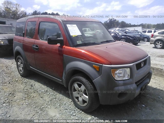 5J6YH28524L016691 - 2004 HONDA ELEMENT EX ORANGE photo 1