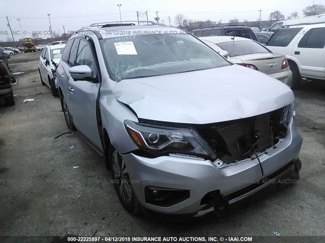 5N1DR2MM3HC620234 - 2017 NISSAN PATHFINDER S/SV/SL/PLATINUM 银色 照片 1