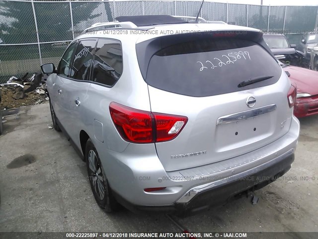 5N1DR2MM3HC620234 - 2017 NISSAN PATHFINDER S/SV/SL/PLATINUM 银色 照片 3