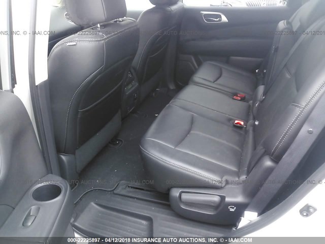 5N1DR2MM3HC620234 - 2017 NISSAN PATHFINDER S/SV/SL/PLATINUM 银色 照片 8