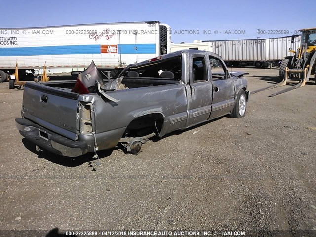 2GCEC19V6Y1264082 - 2000 CHEVROLET SILVERADO C1500 GRAY photo 4