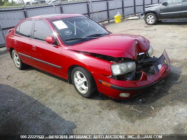 KMHDN45D03U670792 - 2003 HYUNDAI ELANTRA GLS/GT RED photo 1