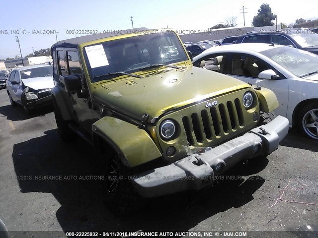 1J4GB59157L111339 - 2007 JEEP WRANGLER SAHARA GREEN photo 1