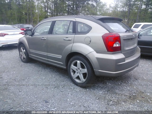 1B3HB78K47D271868 - 2007 DODGE CALIBER R/T GOLD photo 3